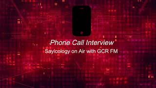 Sayicology interview ka GCR about his career