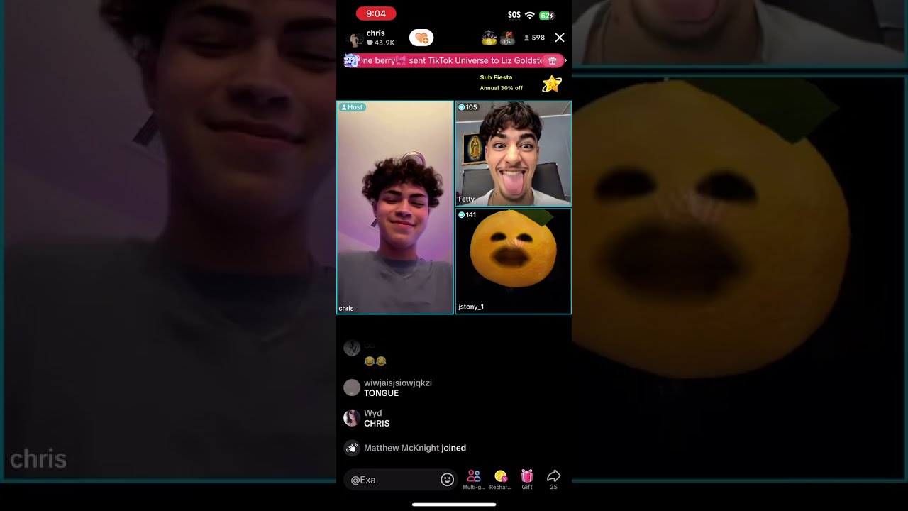 Chris cotter tik tok live ft Straight Edgar’s | 10/10/24