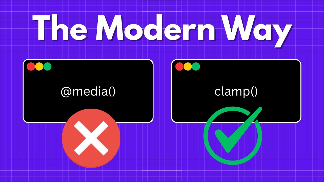 CSS Clamp VS CSS Media Queries | How to use css clamp