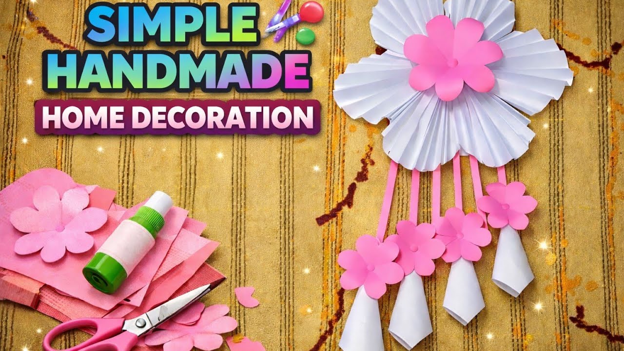 How to Make Simple Paper Craft |That Will Blow Your Mind 😍 | DIY Wall Hanging Home Decor.