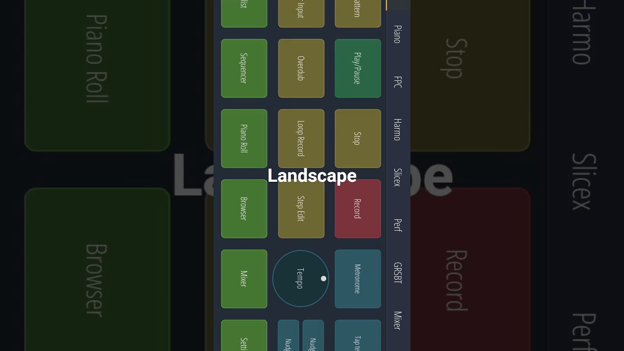 Landscape Portrait and Screen: FL Studio Remote