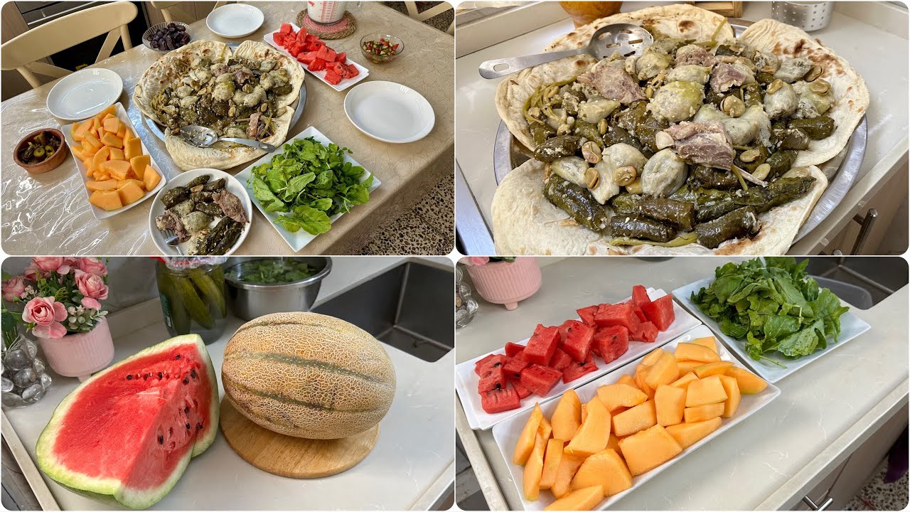 فطور صائمة❤️طبخت الدولمة الكردية باللبن و زوجي اتعجب بطعمها ويوميا يطلبها😍دولمة/ الدولمة البيضاء