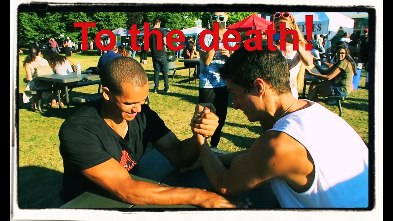 Vegan Gains vs Light Twins Arm Wrestle to the death