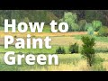 How to Paint Green
