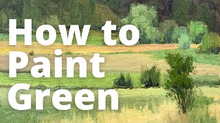 How to Paint Green