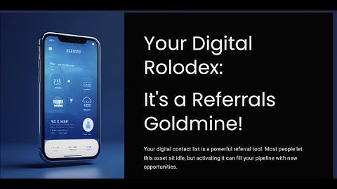 Find Referrals from Your Digital Rolodex