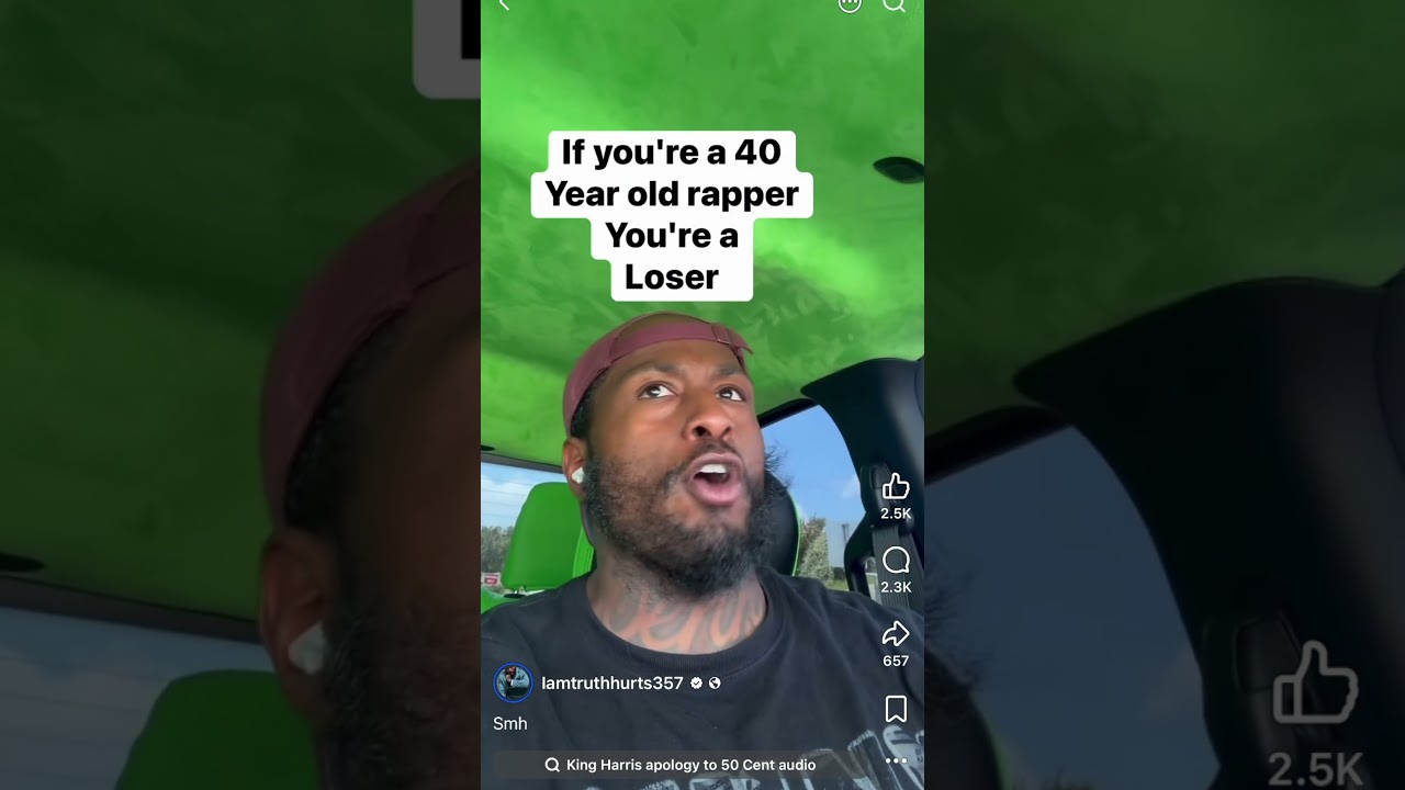 “If you’re a 40 year old rapper, you’re a loser” #41meme