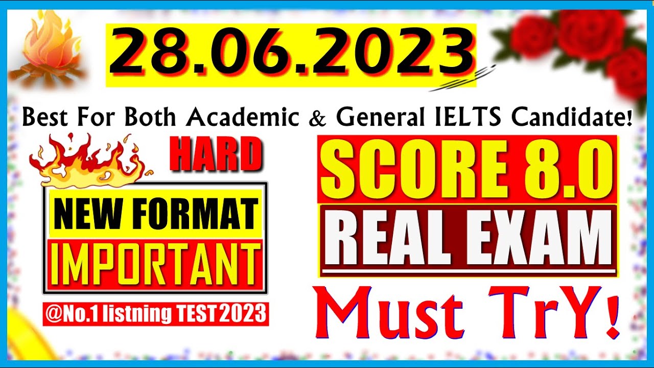 ⁣IELTS LISTENING PRACTICE TEST 2023 WITH ANSWERS | 28.06.2023