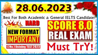 IELTS LISTENING PRACTICE TEST 2023 WITH ANSWERS | 28.06.2023