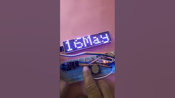 Arduino Clock And Rotary Encoder