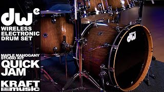 DWe Wireless Electronic Drums - Maple Mahogany Studio by Kraft Music 409 views 3 months ago 59 seconds