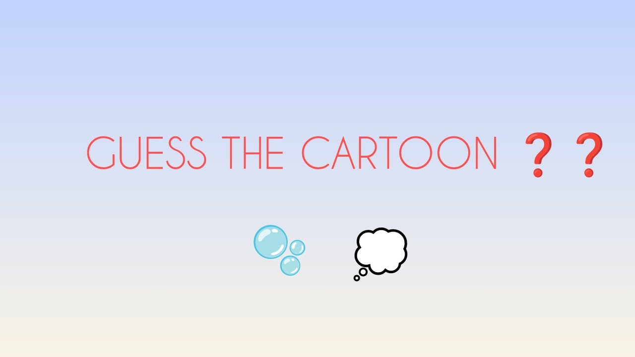 Guess the cartoon shows 🤔/ Cartoon Quiz Challenge 