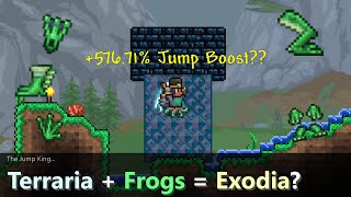 Terraria 1.4.4 allowed you to wear 5 pairs of Frog Legs ─ Jumping better than wings... (not really)