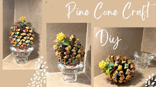 Pine Cone Crafts Ideas|Easy Craft | Recycling Ideas| Diya Creativity #diy #bestoutofwaste #homedecor