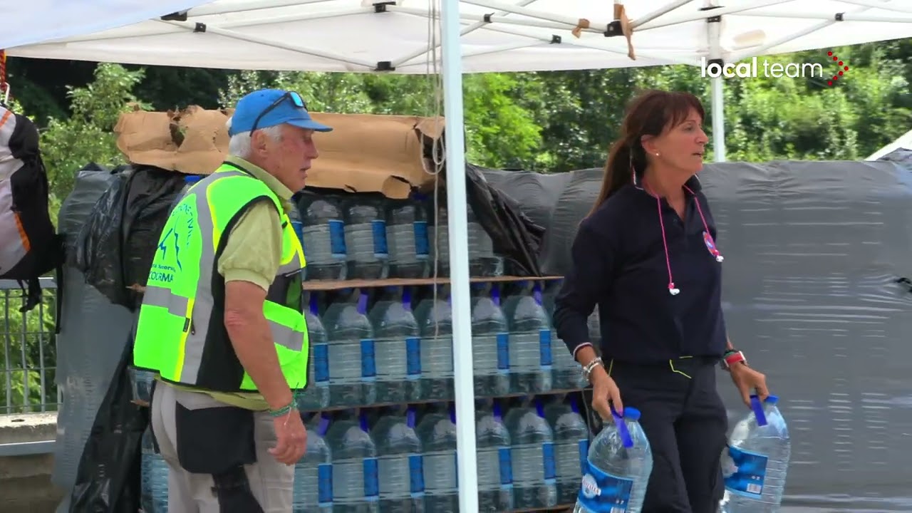 Frana in Val Ferret, distribuzione acqua potabile