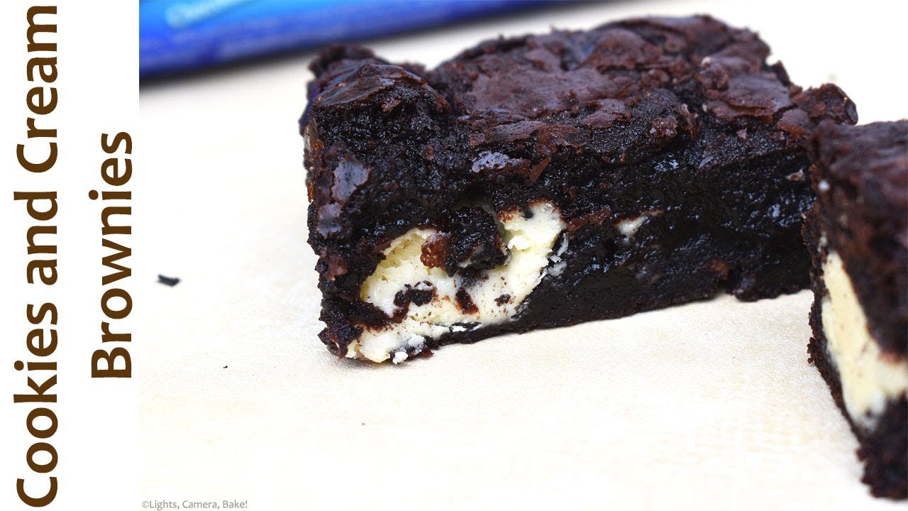 Cookies and Cream Brownies RECIPE YouTube