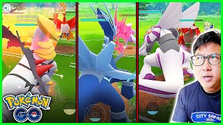 The 3 Most Powerful Legendary Dragons Goes Crazy in the Go Battle Master League in Pokemon GO