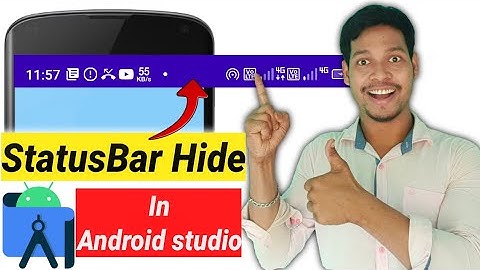 status bar hide in Android studio Hindi videos/Aauraparti