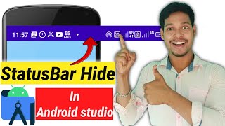 status bar hide in Android studio Hindi videos/Aauraparti screenshot 4