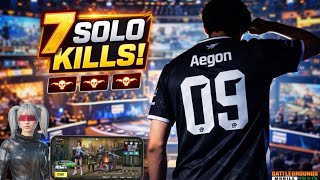 Solo survival || solo 7 finishes 50k tournament  || Aegon Gaming #bgmi #bgis #india 