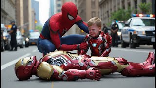 ๐ท๏ธ Unexpected Team-Up: Spider-Man and What Happened to Iron Man | ๐ค AI Superhero Short Film