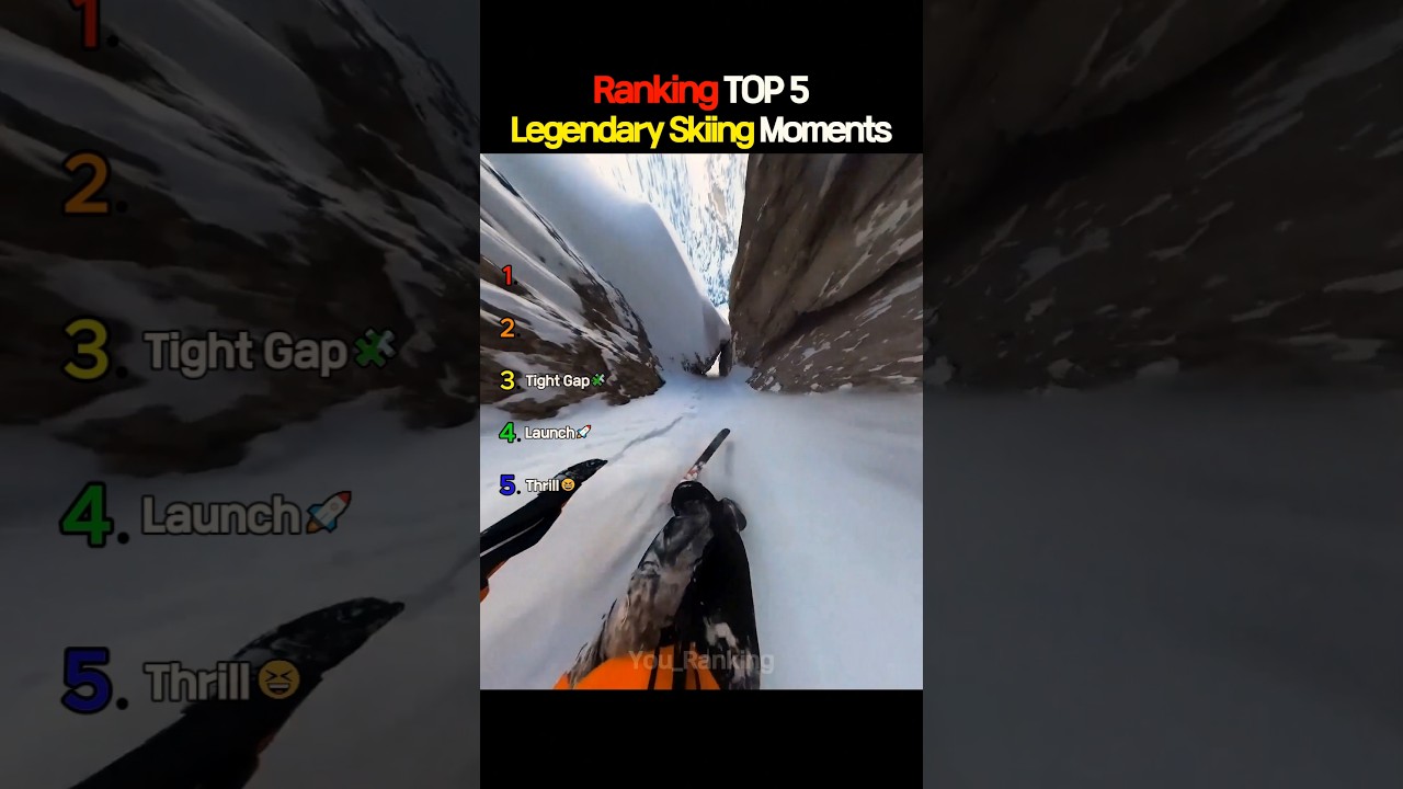 Ranking The Best Legendary Skiing Moments ❄️
