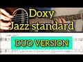 Doxysonny rollinsbentzik guitar jazz duo tutorial 11  scoretab gypsy swing rhythm 