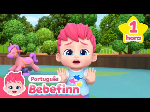 Quero Brincar Mais! | Brincando no Parquinho | Bebefinn em Português - Canções Infantis
