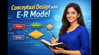 Conceptual design with E-R model #DBMS #first step of database design Explained clearly #beginners