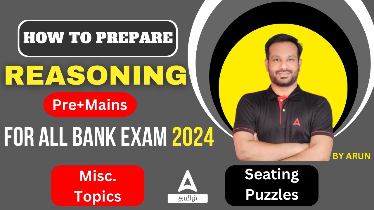 How To Prepare Reasoning For Banking Exam In Tamil | Pre And Mains ...