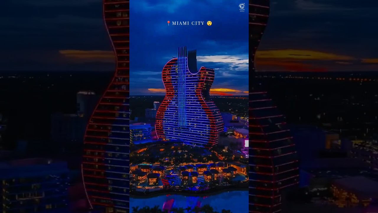 ✨ Miami Drone View 2025 | Most Beautiful City Lights in Florida. 