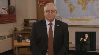 Gov. Tim Walz discusses pandemic, future in State of the State