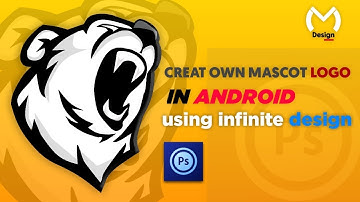 how to make mascot logo in android | infinite design