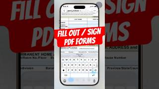 No Printer Needed! Fill Out & Sign PDFs on iPhone (iOS 26)
