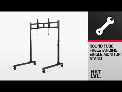 Next Level Racing Round Tube Freestanding Single Monitor Stand- Instructional Video