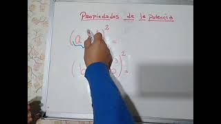 ✔️Propiedades de la potencia con letras (expresión).