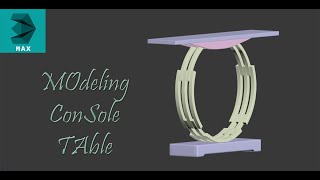 Modeling Console Table 3ds Max 2014 Tutorial