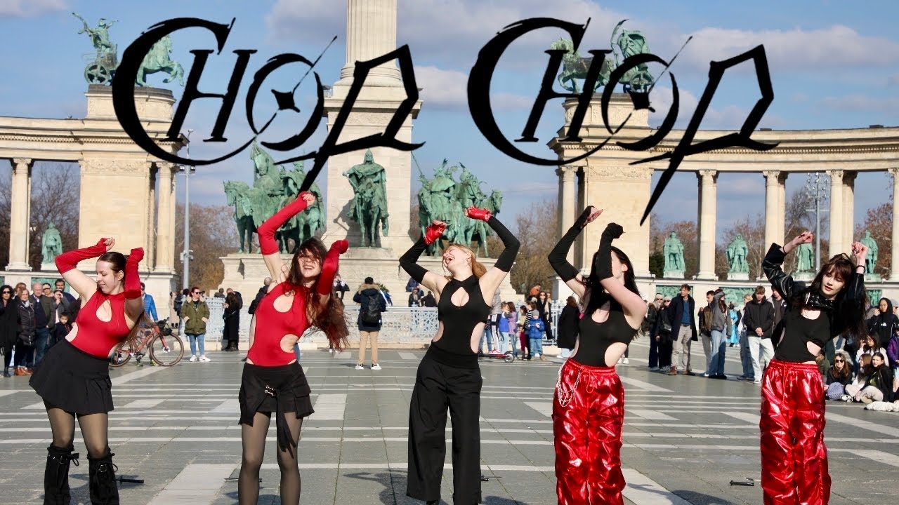 [TPOP IN PUBLIC RANDOM DANCE] VIIS - CHOP CHOP Cover by Papillon JUNIOR Team in Budapest, Hungary