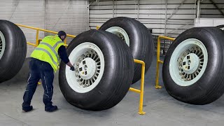 Inside Super Advanced Factory Producing $6000 Plane Tyres