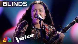 Madison Curbelo Gives Stellar Four-Chair Turn Performance of 'Stand By Me' | Voice Blind Auditions