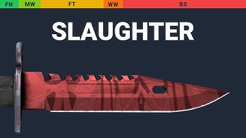 M9 Bayonet Slaughter - Skin Float And Wear Preview