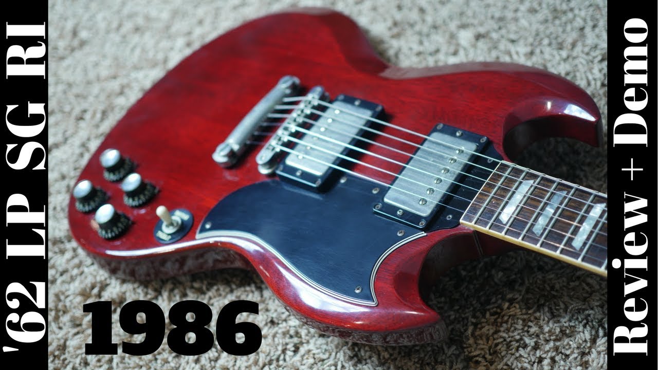 forsikring Borgerskab arbejder 1986 Gibson SG LP '62 PreHistoric Reissue Cherry Review and Demo - YouTube
