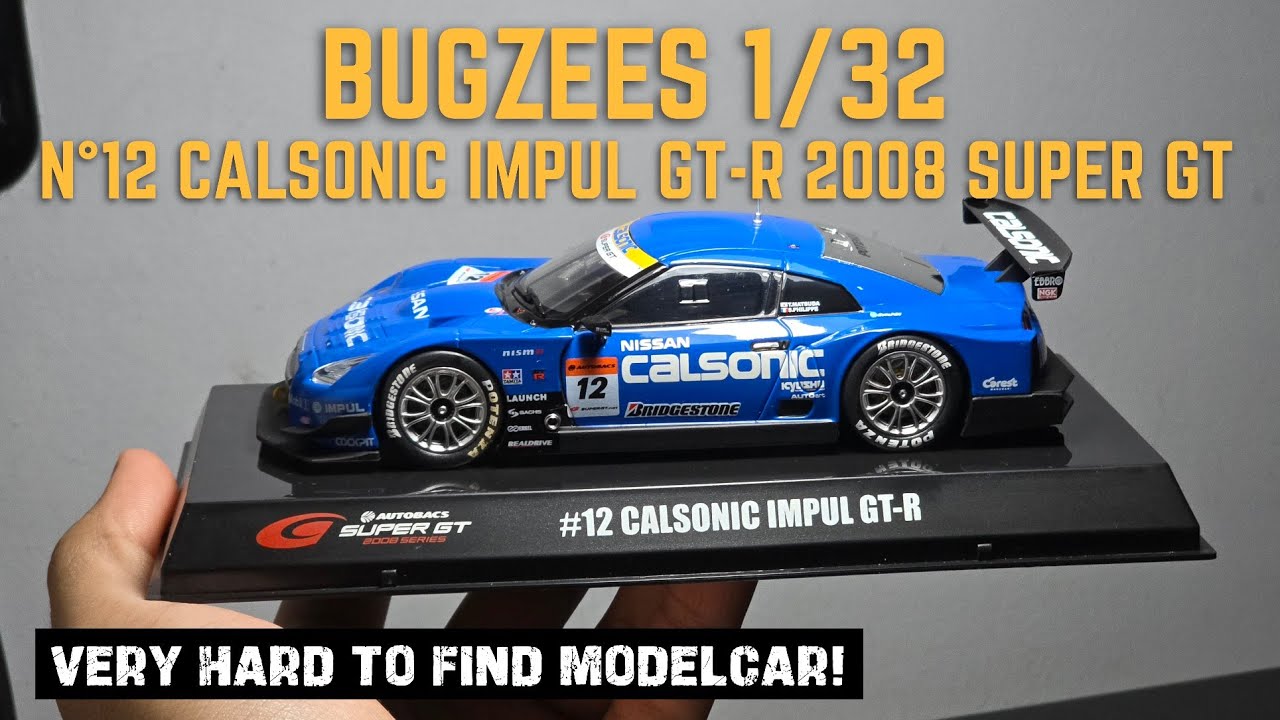 Bugzees 1/32 — N°12 Calsonic IMPUL GT-R Super GT 2008 | REVIEW