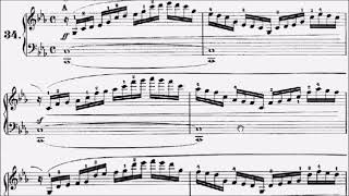 RCM Piano 2022 Grade 9 Etude No.1 Bertini Etude in C Minor Op.32 No.34 Sheet Music