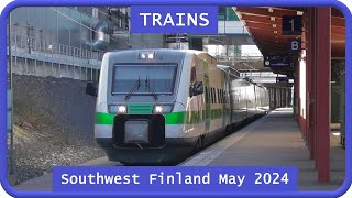 Train videos: Southwest Finland May 2024