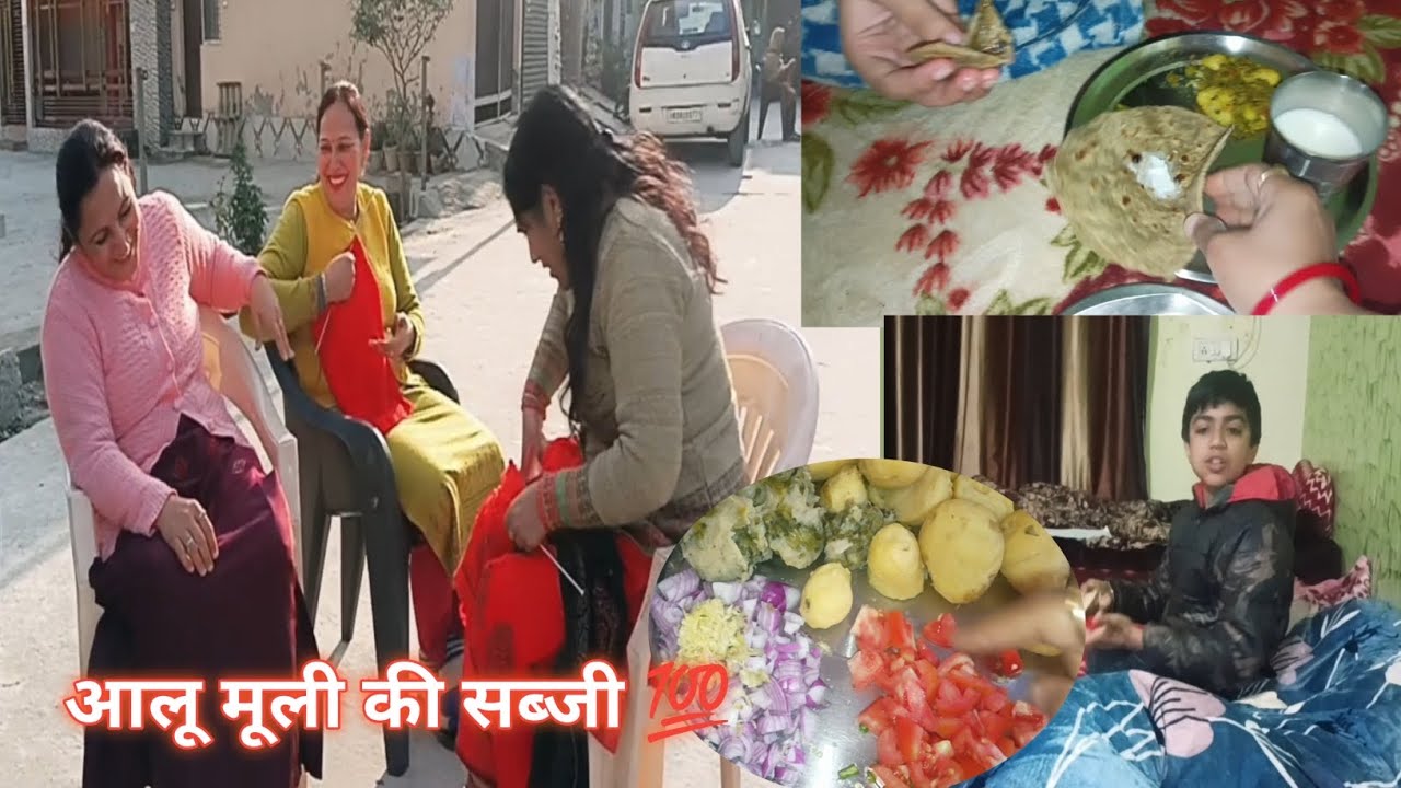 बाजरा मूली के बनाए पराठे |जो ना खाता हो वह भी चाट चाट के खाएगा |मूली की सब्जी