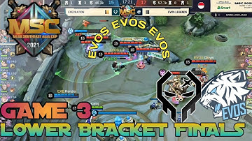 [HIGHLIGHTS] EXE VS EVOS ID | GAME 3 | LOWER BRACKET FINALS | MSC2021 | MLBB | ENGLISH
