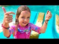 Майи и ее приключения в аквапарке | Новые серии веселых историй для детей