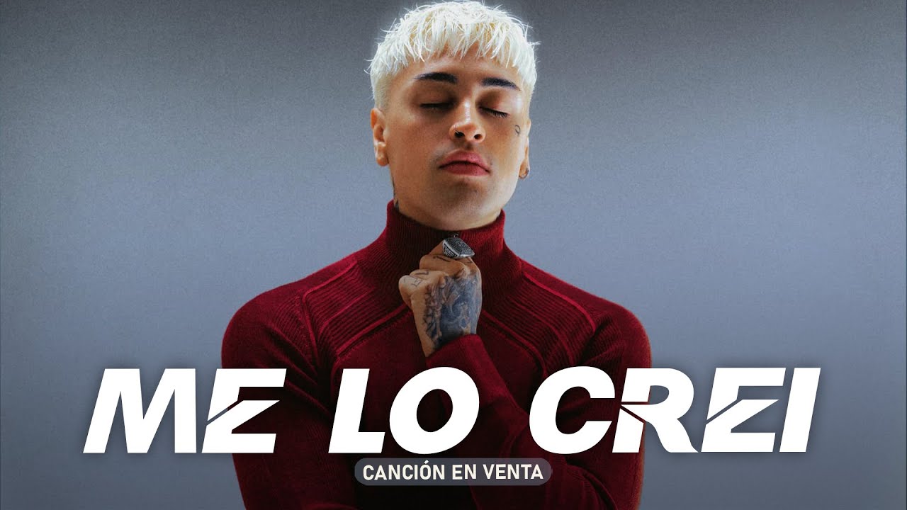 Tiago PZK - Me Lo Creí (beat con letra en venta) 