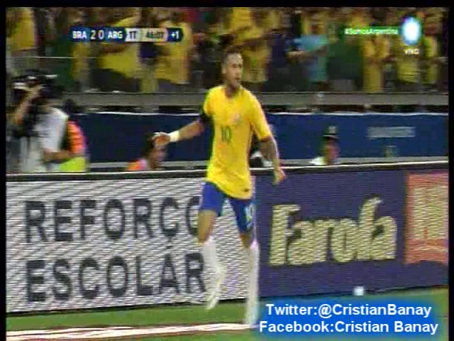 Brasil 3 Argentina 0 (Relato Mariano Closs) Eliminatorias a Rusia 2018